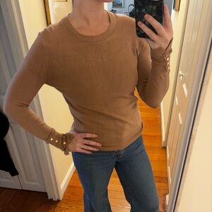 Zara Camel Knit Sweater